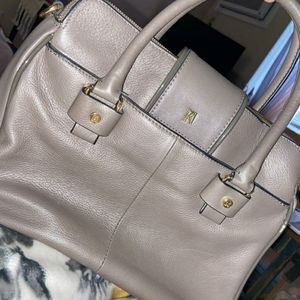 ANTONIO MELANI Grey Leather Bag